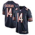 Chicago Bears Olamide Zaccheaus Navy Team Game Jersey