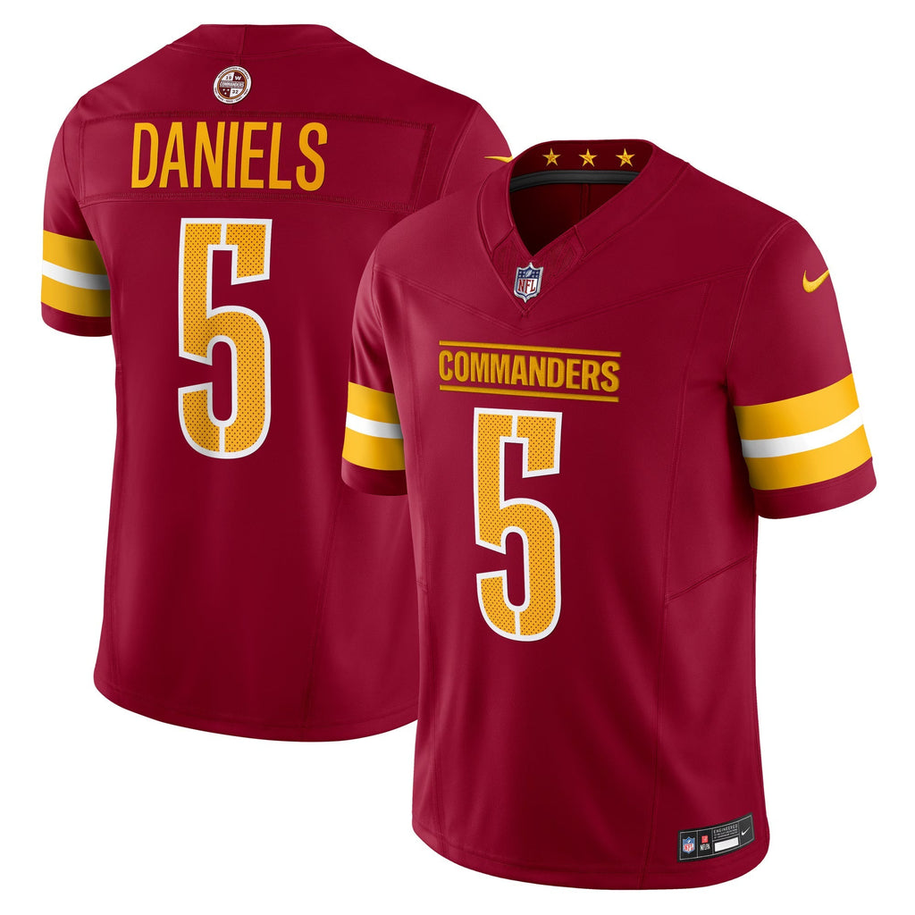 Washington Commanders Jayden Daniels Burgundy Vapor F.U.S.E. Limited Jersey