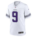 Minnesota Vikings J.J. McCarthy White Alternate Game Player Jersey