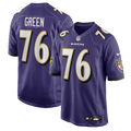 Baltimore Ravens Kenyon Green Purple Team Game Jersey