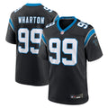 Carolina Panthers Tershawn Wharton Black Team Game Jersey