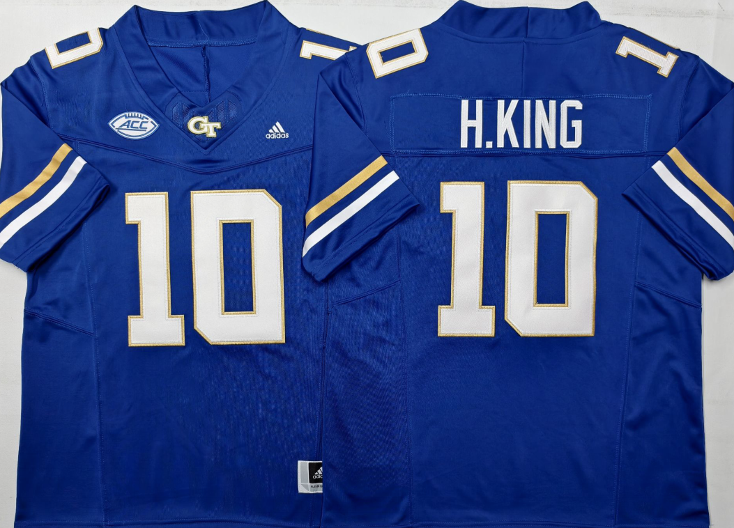 Haynes King Georgia Tech Yellow Jackets Jersey  Blue