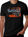 Swaggle Seniors High School Black T-Shirt