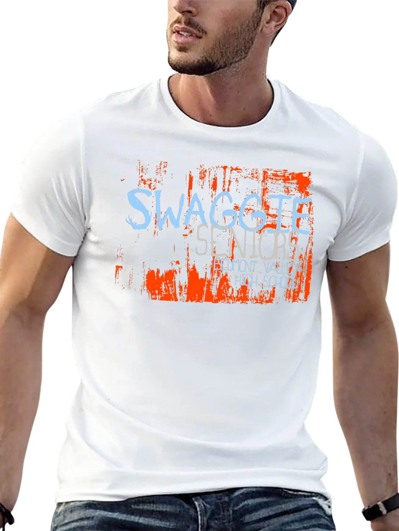 Swaggle Seniors High School Black T-Shirt