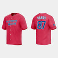 #87 HENRY RAMOS WORLD BASEBALL CLASSIC 2023 WORLD BASEBALL CLASSIC JERSEY C RED Stitches Baseball Jerseys
