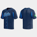 ITALY BASEBALL 2023 WORLD BASEBALL CLASSIC JERSEY C NAVY Stitches Baseball Jerseys