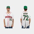 #72 JAVIER ASSAD MEXICO BASEBALL 2023 WORLD BASEBALL CLASSIC JERSEY C WHITE Stitches Baseball Jerseys