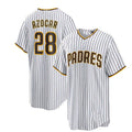 San Diego Padres #28 Jos| Azocar Home Replica Player Jersey - White Baseball Jerseys
