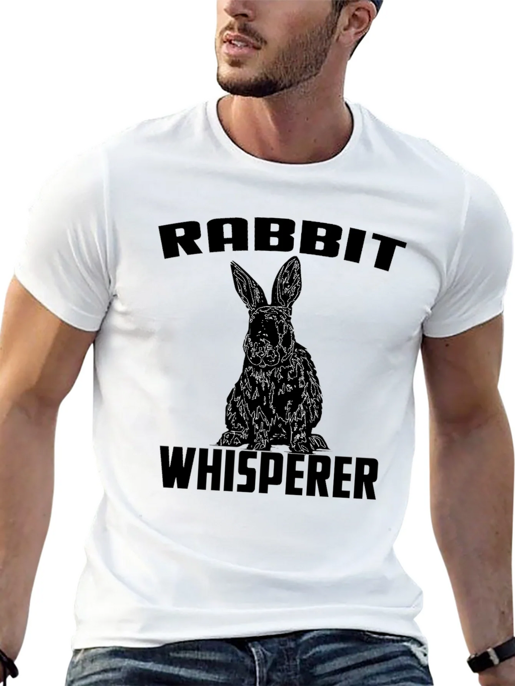 Rabbit Whisperer Graphic T-Shirt