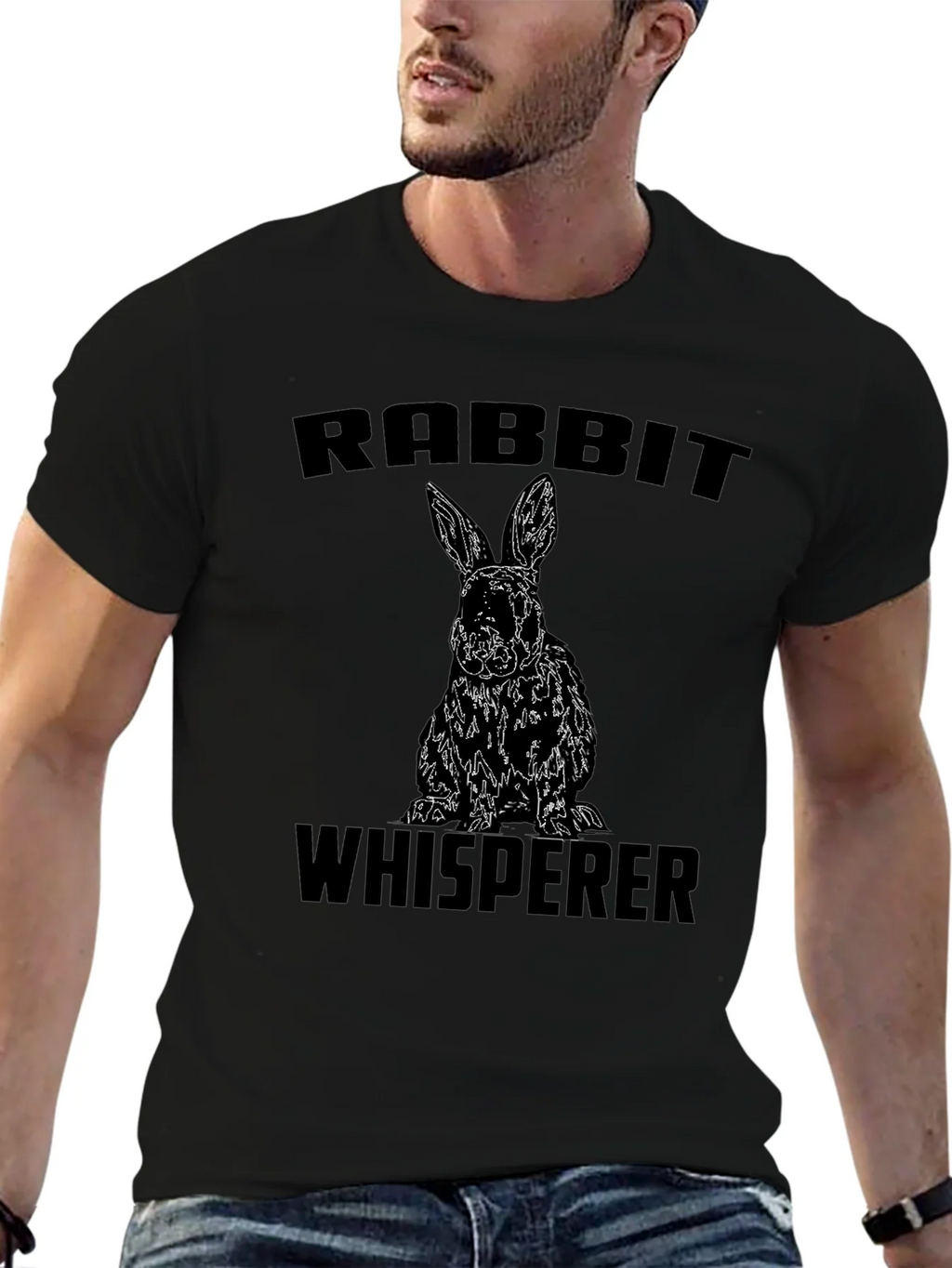Rabbit Whisperer Graphic T-Shirt