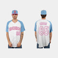 #85 LUIS CESSA MEXICO BASEBALL 2023 WORLD BASEBALL CLASSIC JERSEY C WHITE BLUE Stitches Baseball Jerseys