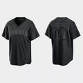 Custom Los Angeles Angels Pitch Black Fashion Replica Jersey C Black Stitched Baseball Jerseys