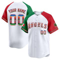 Custom Los Angeles Angels Mexico Vapor Premier Limited C All Stitched Baseball Jersey