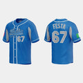 #67 MATT FESTA ITALY BASEBALL 2023 WORLD BASEBALL CLASSIC JERSEY C ROYAL Stitches Baseball Jerseys