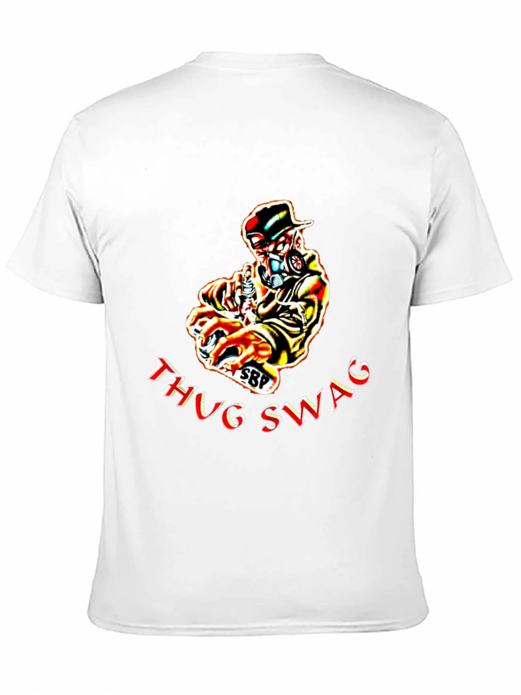 Thug Swag Black Graphic T-Shirt
