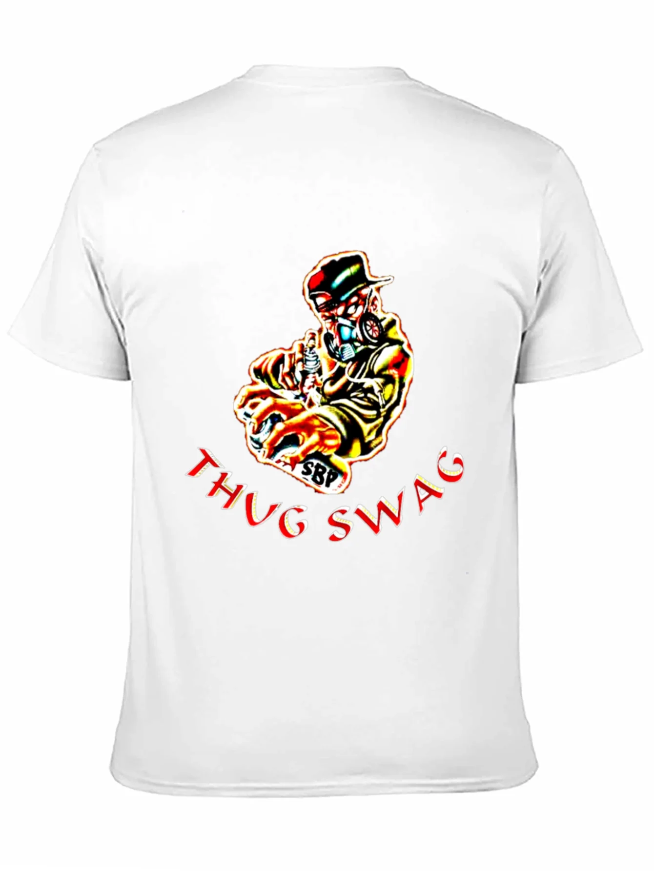 Thug Swag Black Graphic T-Shirt