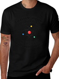 Physics Reason Graphic Tee - Mens Black Cotton T-Shirt