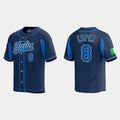 #8 NICKY LOPEZ WORLD BASEBALL CLASSIC 2023 WORLD BASEBALL CLASSIC JERSEY C NAVY Stitches Baseball Jerseys