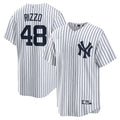 New York Yankees #48 Anthony Rizzo White Home Official Replica Player Jersey Baseball Jerseys