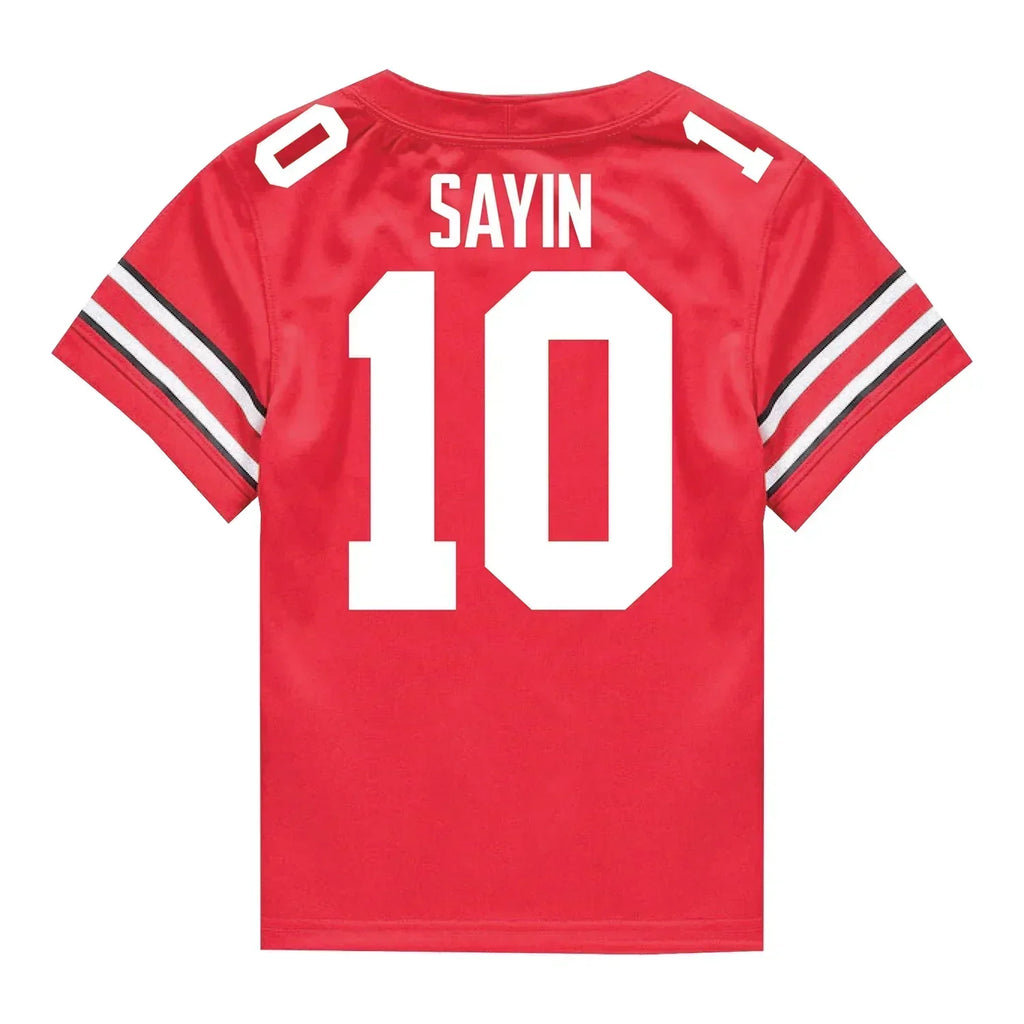 Julian Sayin Ohio State Buckeyes Jersey  Red