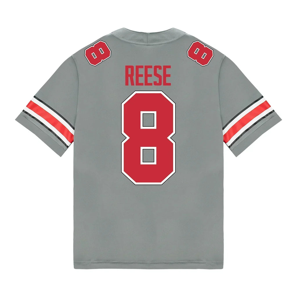 Arvell Reese Ohio State Buckeyes Jersey  Grey