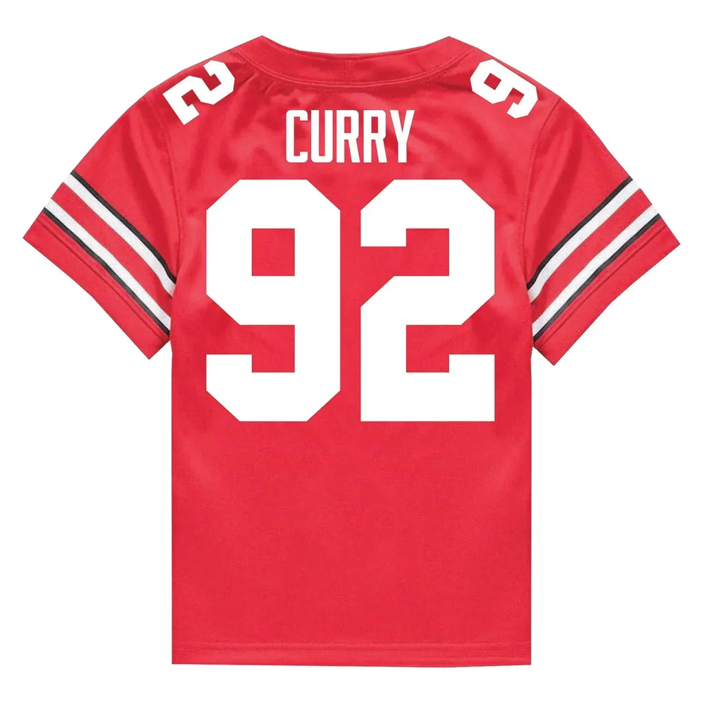Caden Curry Ohio State Buckeyes Jersey  Red