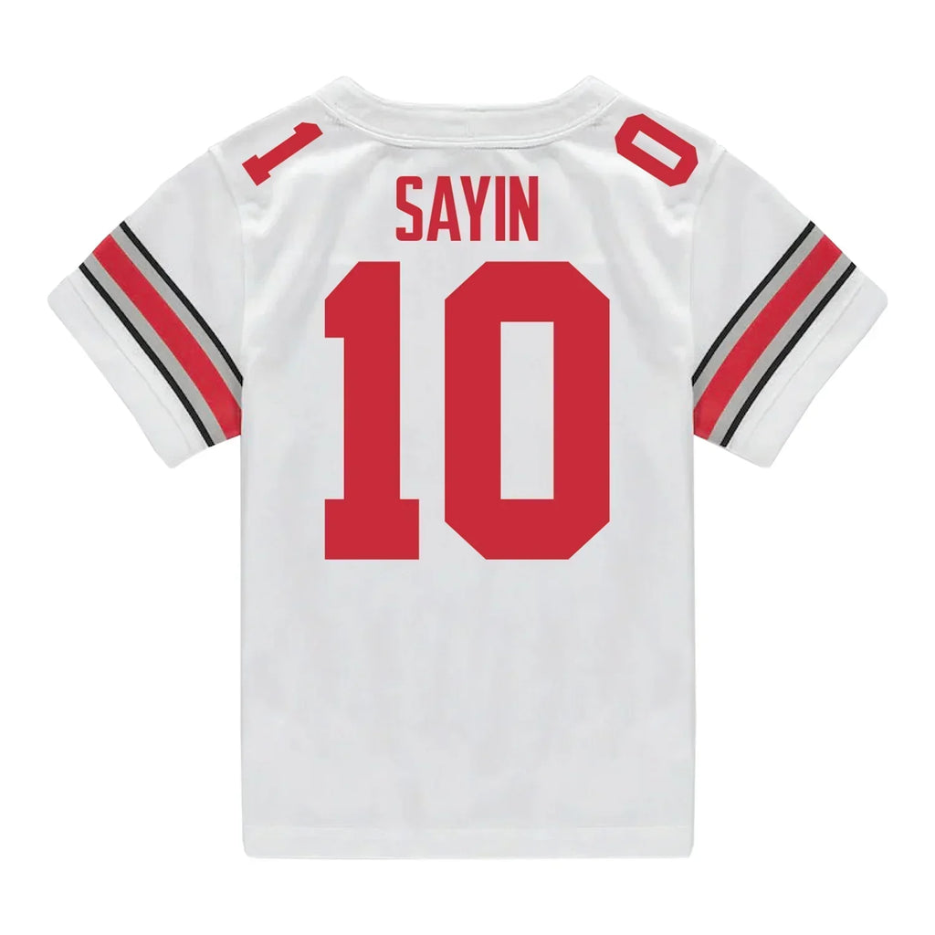 Julian Sayin Ohio State Buckeyes Jersey  White