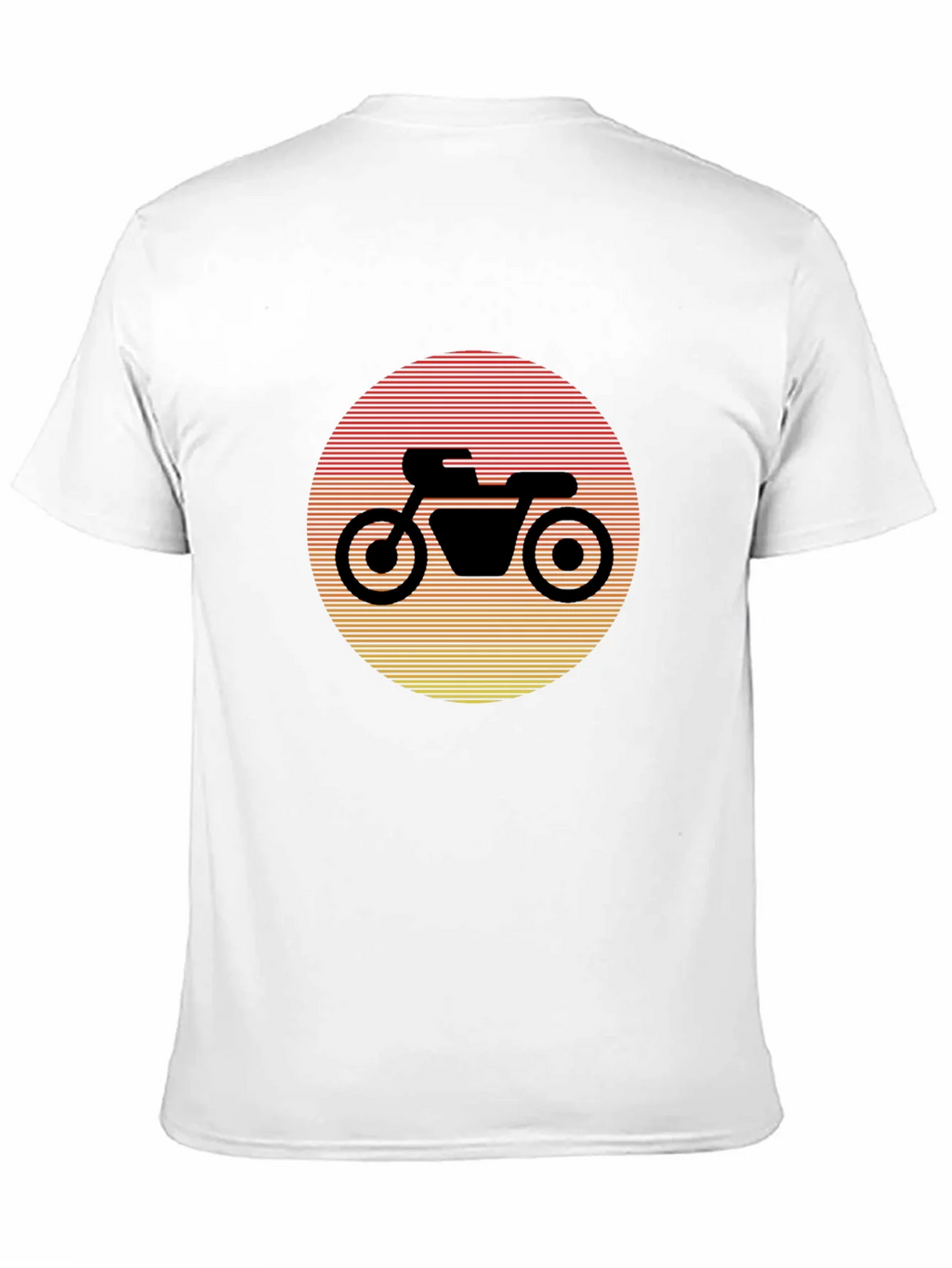 Retro Motorcycle Sunset Graphic Tee