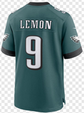 P.Eagles #9 Makai Lemon Green 2026 Draft First Round Pick No. 20 Team Game Jersey