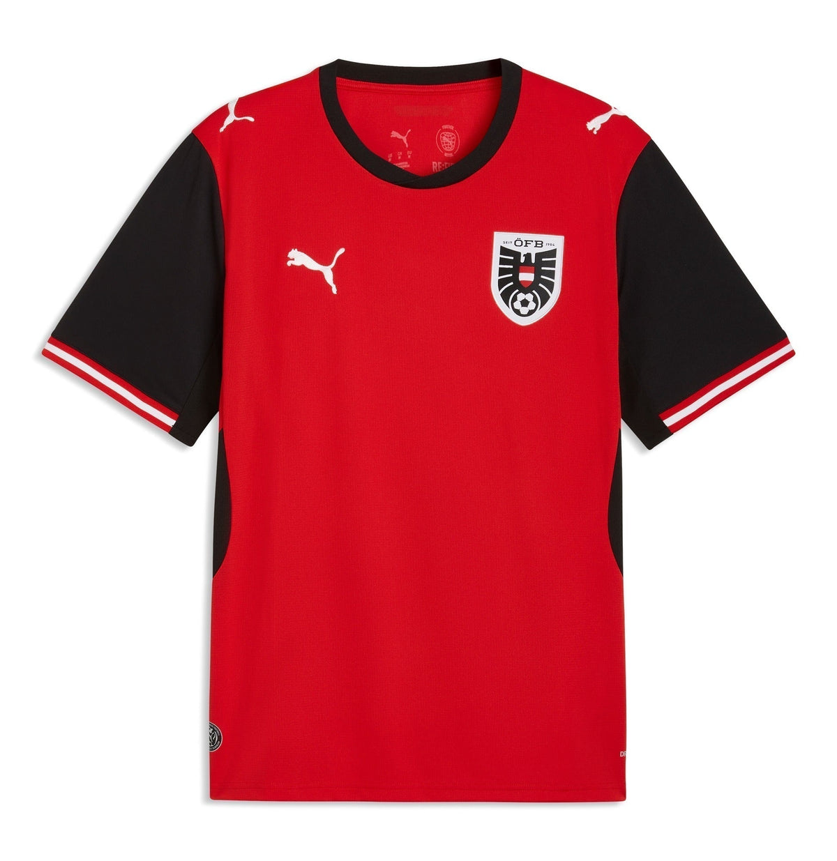 Puma Austria National Team 2026 Home Supporter Edition Jersey  Red/Black