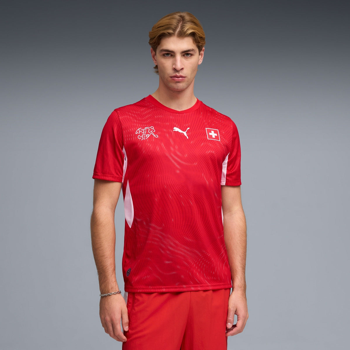 Puma Switzerland National Team 2026 Home Supporter Edition Jersey  Red/White