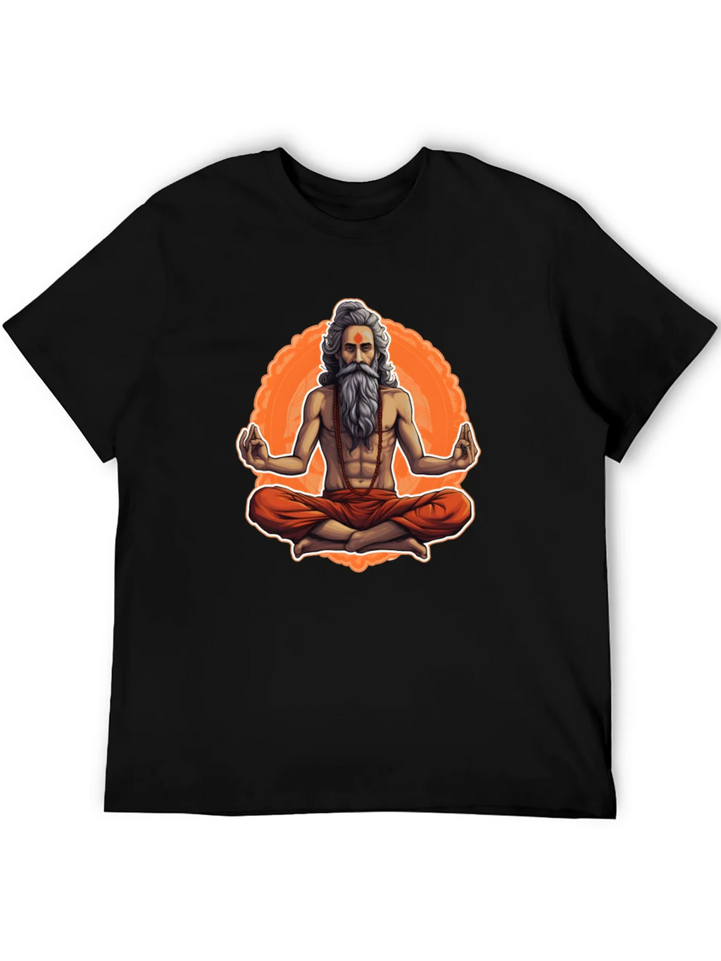 Meditating Yogi Graphic Tee - Spiritual Vibe