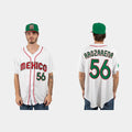 #56 RANDY AROZARENA MEXICO BASEBALL 2023 WORLD BASEBALL CLASSIC JERSEY C WHITE Stitches Baseball Jerseys