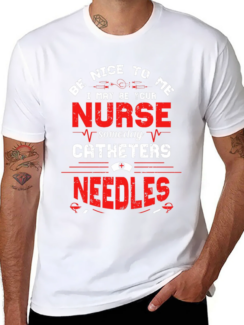 Be Nice To Me Nurse T-Shirt