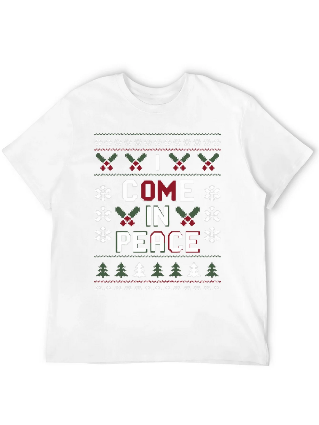 I Come in Peace Ugly Christmas Sweater T-Shirt