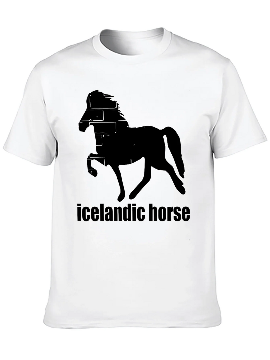 Icelandic Horse Black T-Shirt