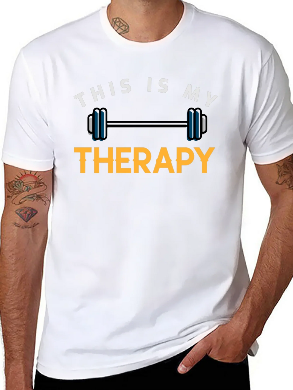 Workout Therapy T-Shirt - Weightlifting Motivation
