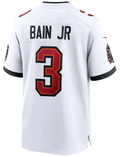 TB.Buccaneers #3 Rueben Bain Jr. White Game Jersey