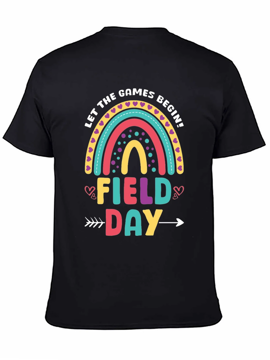 Field Day Rainbow T-Shirt - Games Begin!