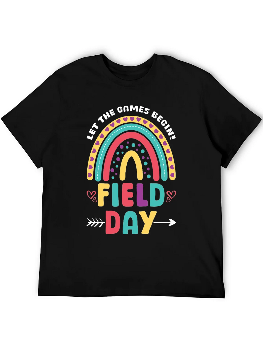 Field Day Rainbow T-Shirt - Games Begin!