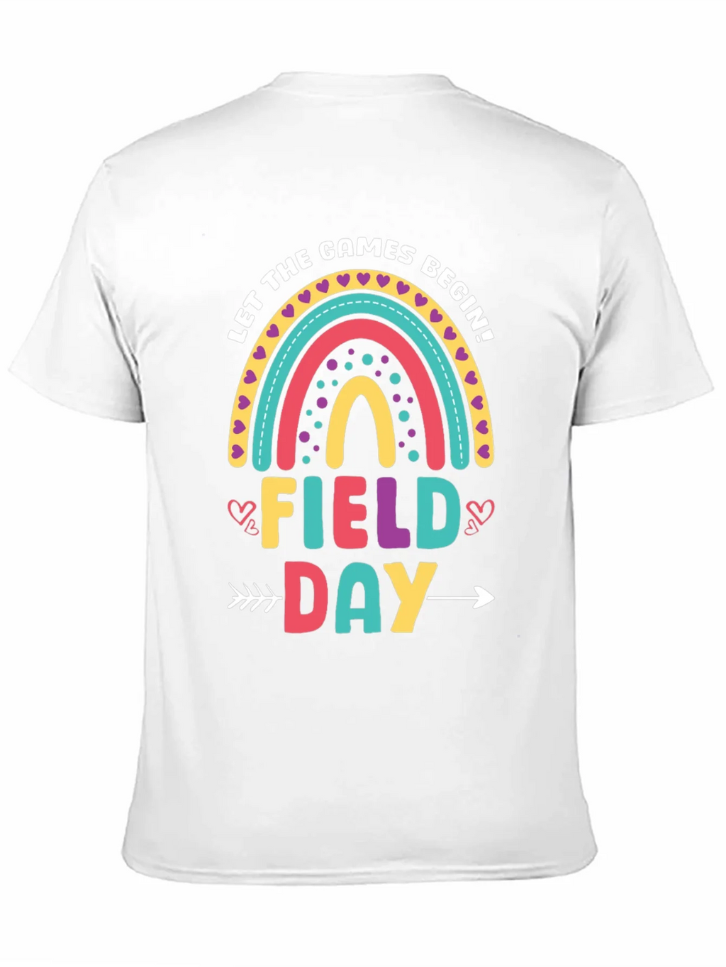 Field Day Rainbow T-Shirt - Games Begin!
