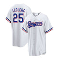 Texas Rangers #25 Jos Leclerc White Home Replica Player Jersey Baseball Jerseys