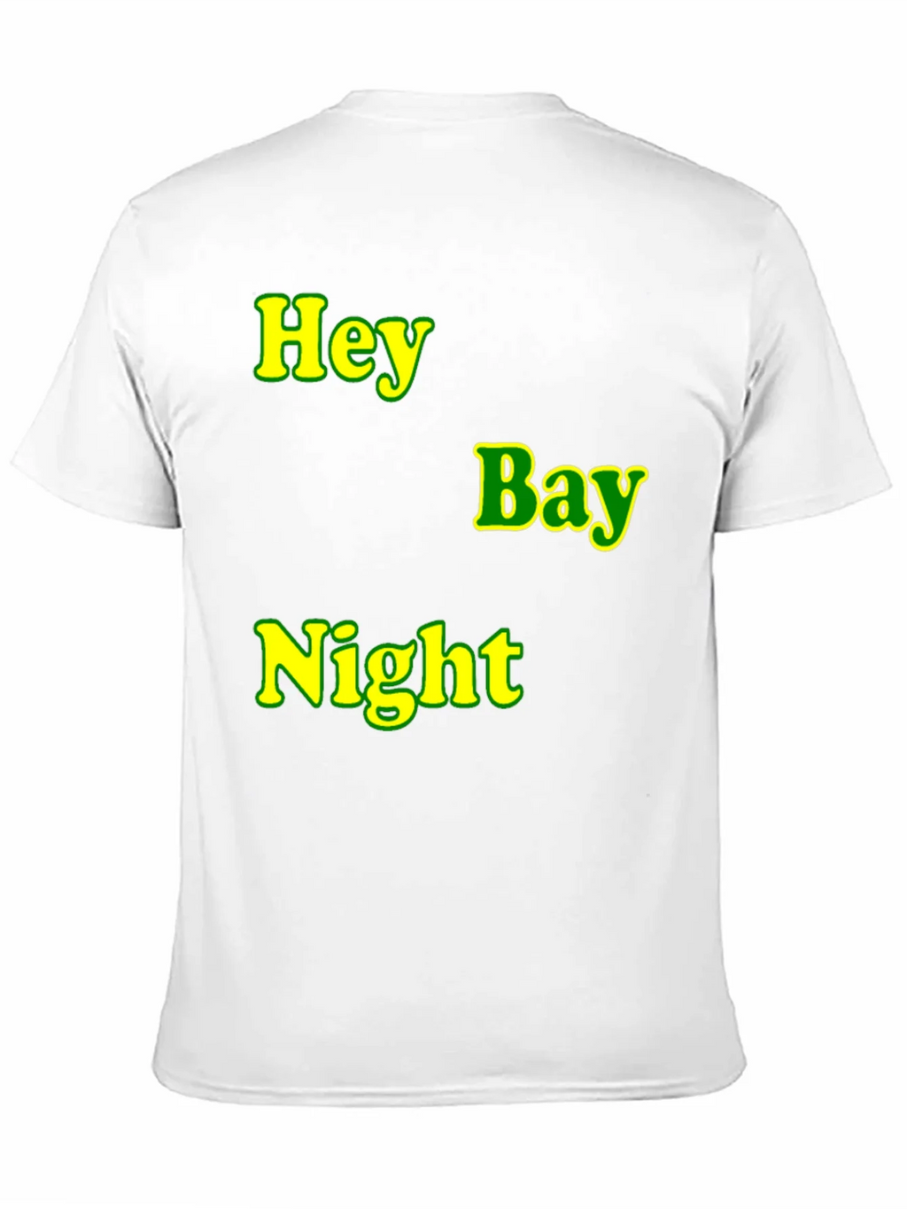 Hey Bay Night T-Shirt - Black Graphic Tee