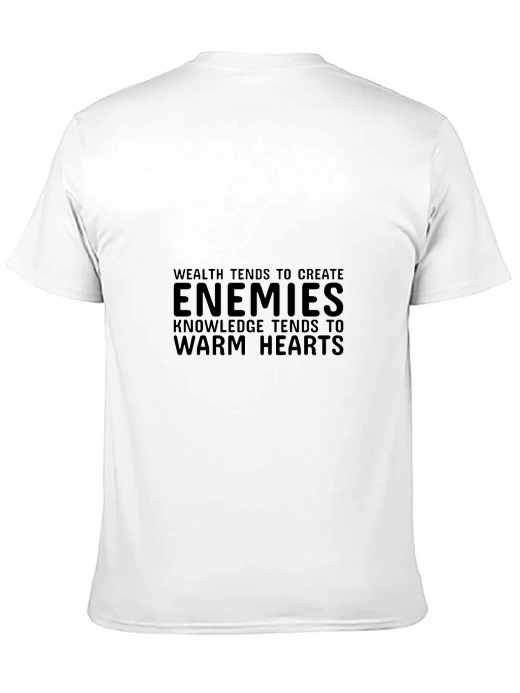 Enemies Knowledge Tee - Stylish Black T-Shirt