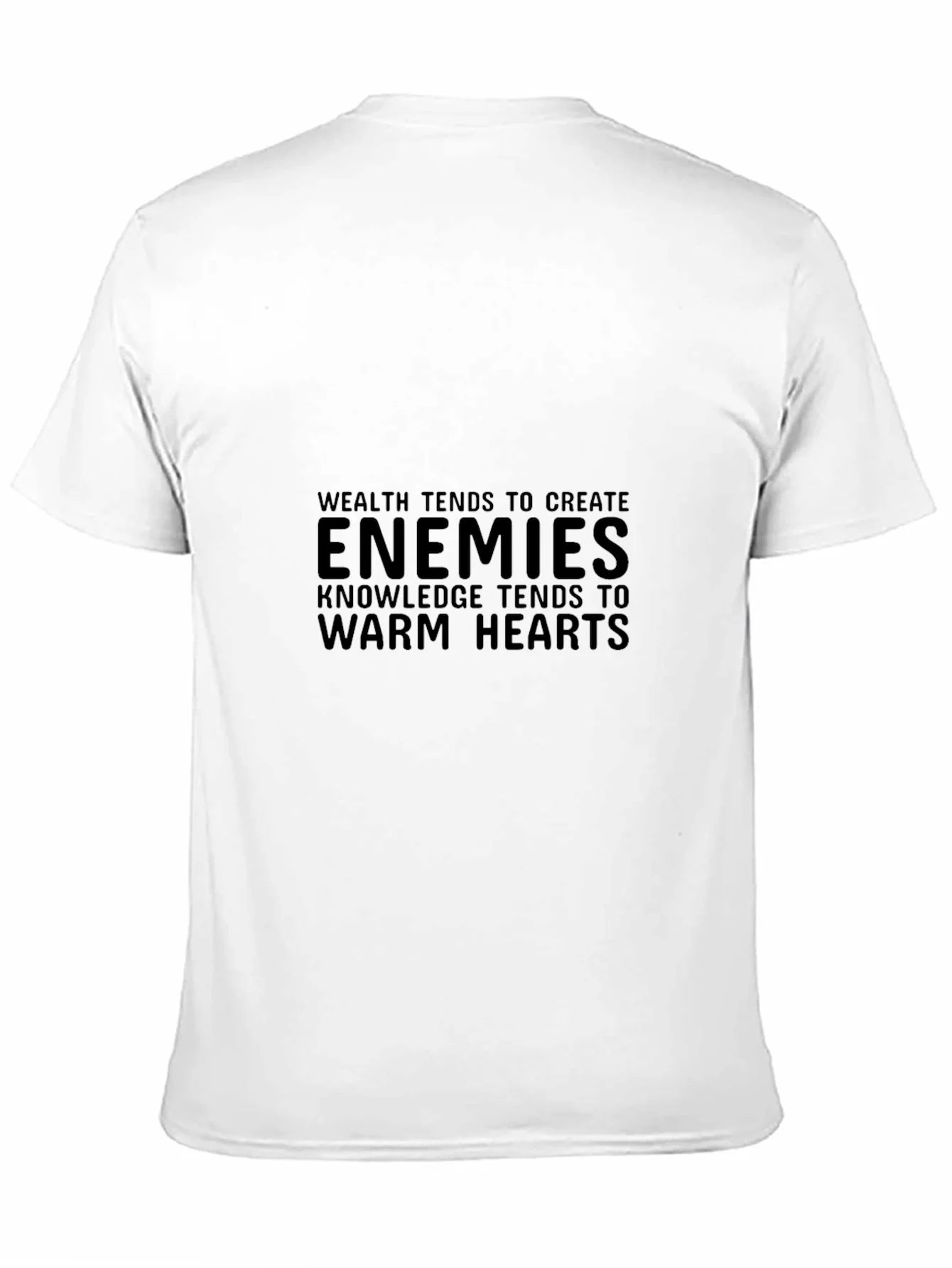 Enemies Knowledge Tee - Stylish Black T-Shirt