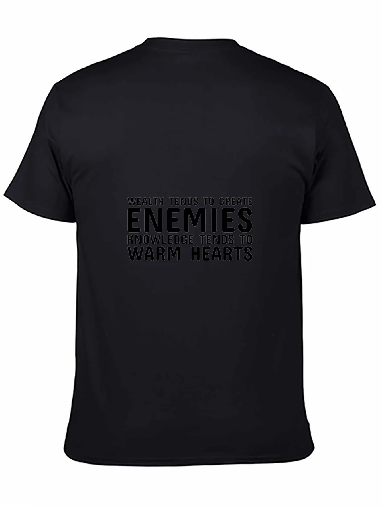 Enemies Knowledge Tee - Stylish Black T-Shirt