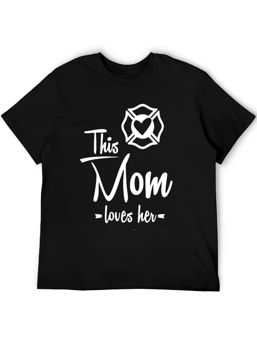 Firefighter Mom Graphic Tee - This Mom Loves Her