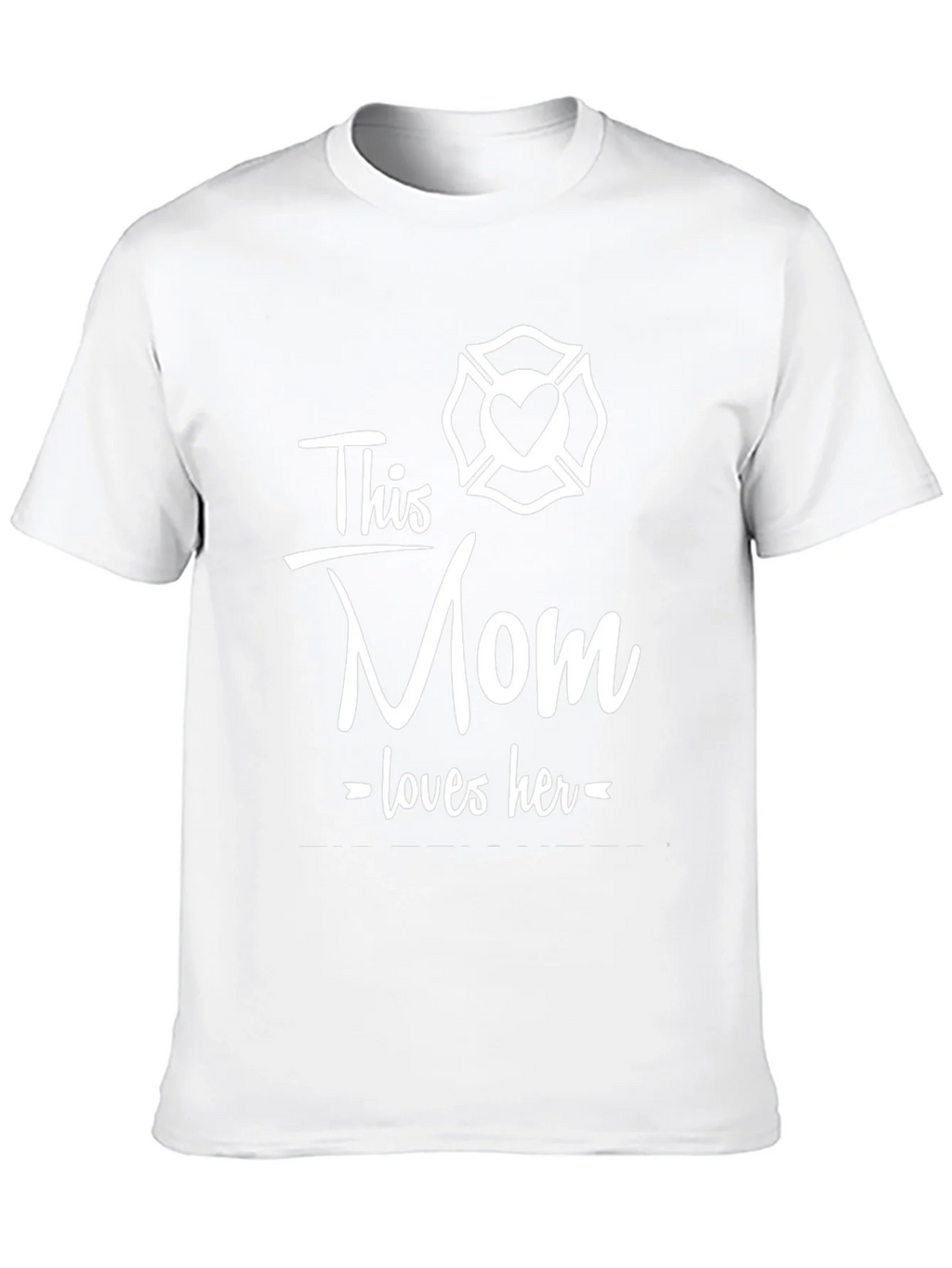 Firefighter Mom Graphic Tee - This Mom Loves Her