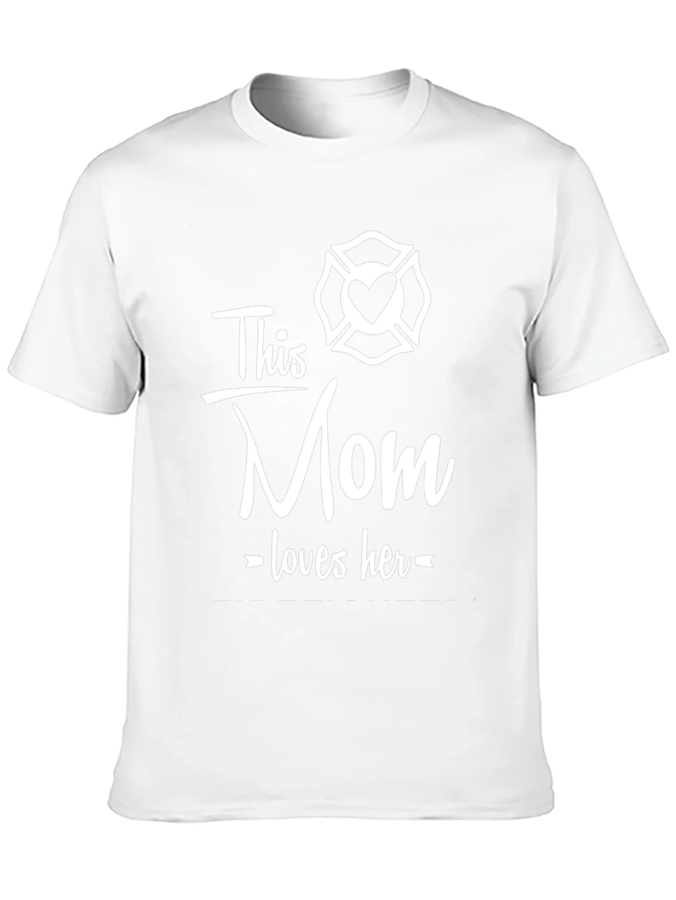 Firefighter Mom Graphic Tee - This Mom Loves Her