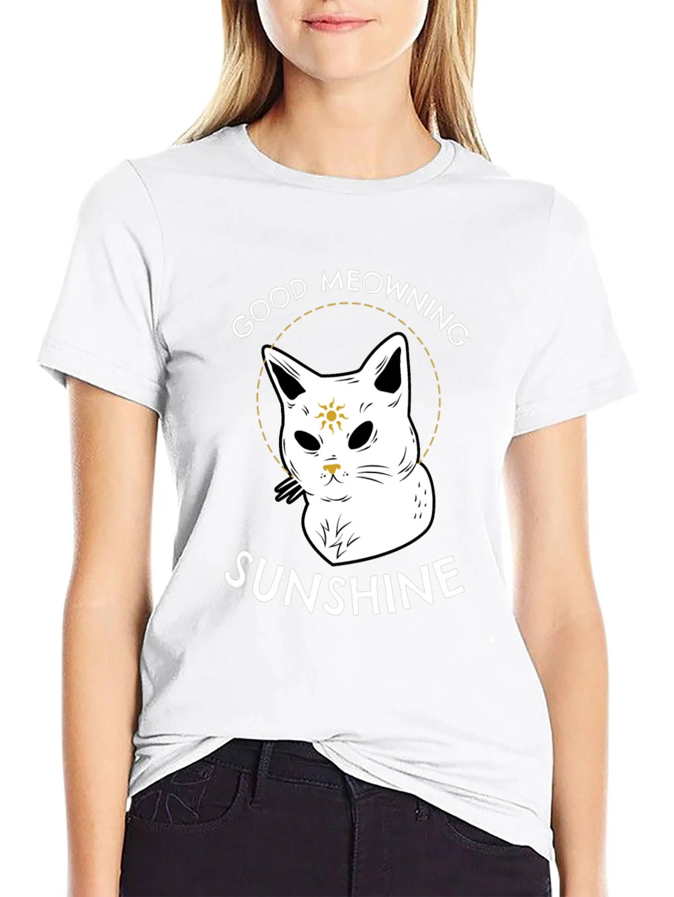 Good Meowning Sunshine Graphic T-Shirt